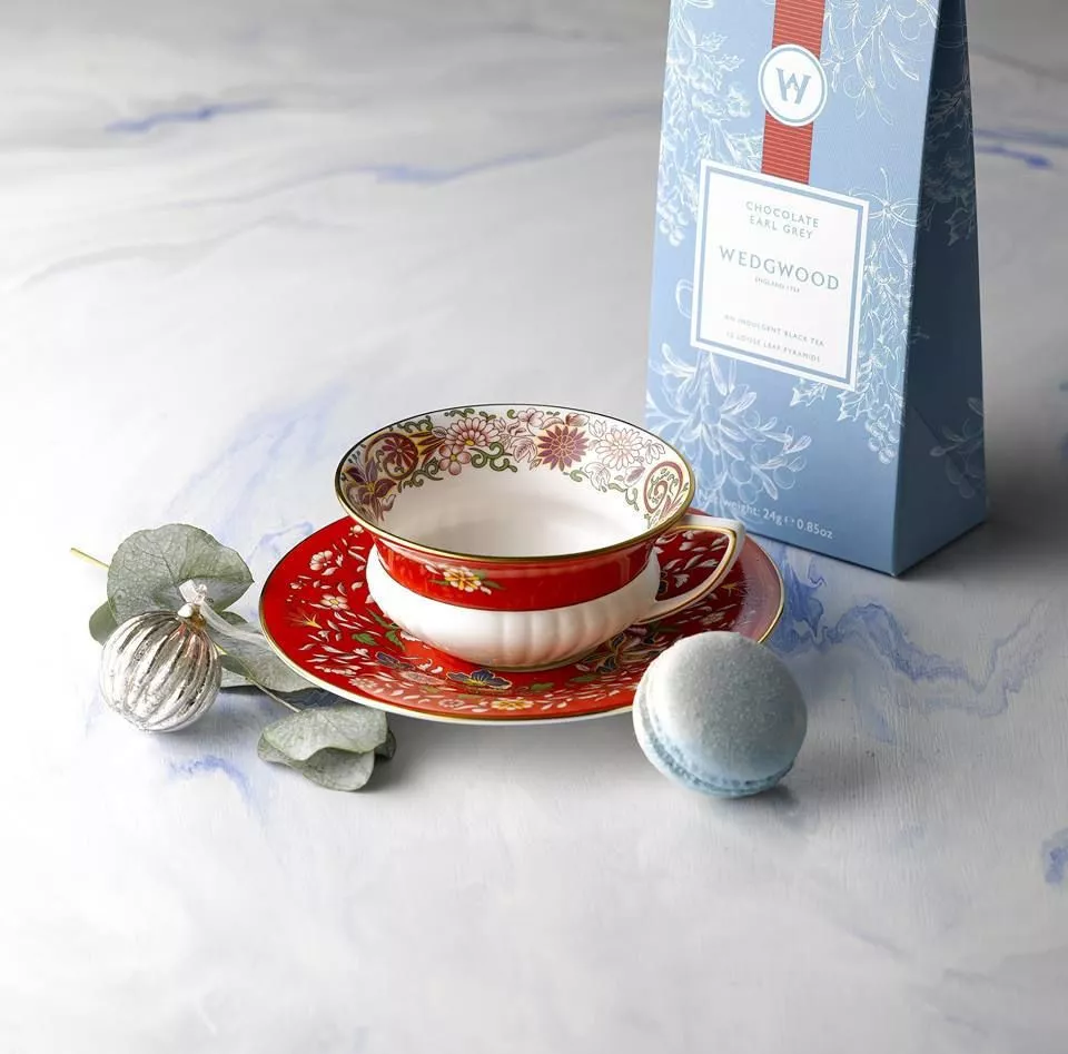 Чашка з блюдцем Wedgwood Wonderlust Crimson Orient (40024021) - Фото nav 5