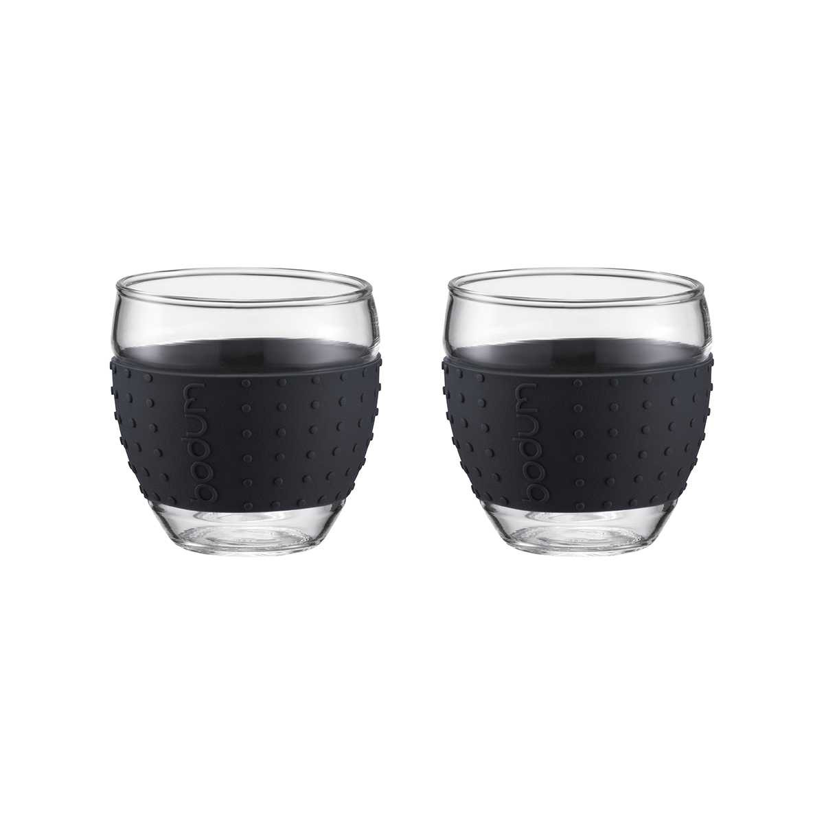 Набір склянок Bodum Pavina, об'єм 0,08 л, чорний (11185-01) - Фото nav 1