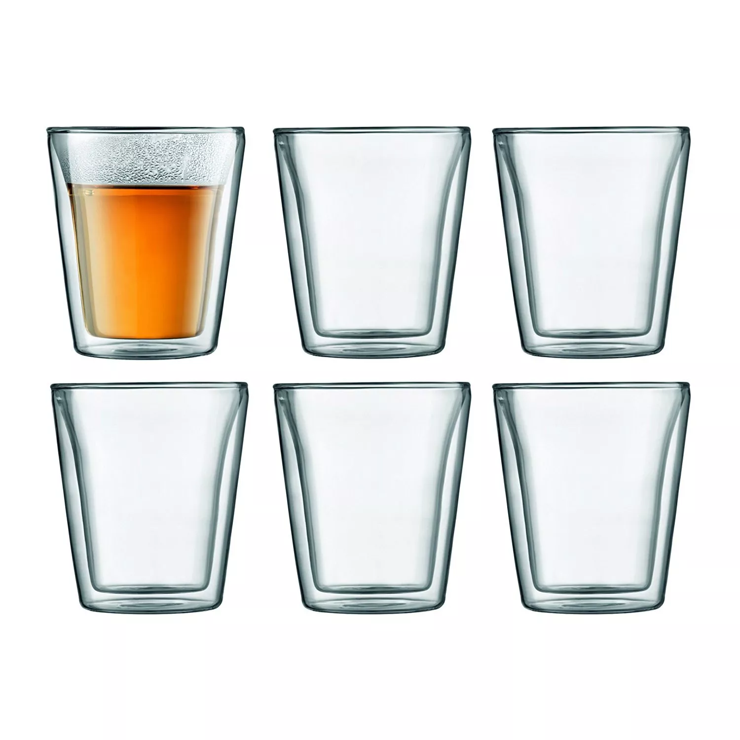 Набір склянок із подвійними стінками Bodum Canteen, об'єм 0,2 л, 2 шт (10109-10) - Фото nav 3
