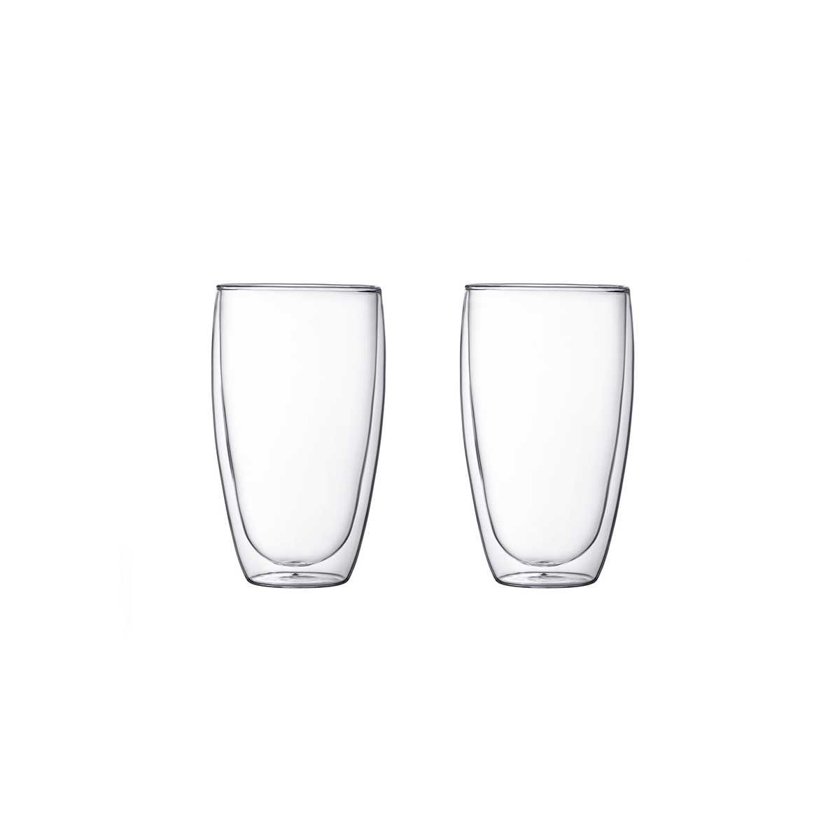 Набір склянок із подвійними стінками Bodum Pavina, об'єм 0,45 л, 2 шт (4560-10) - Фото nav 1