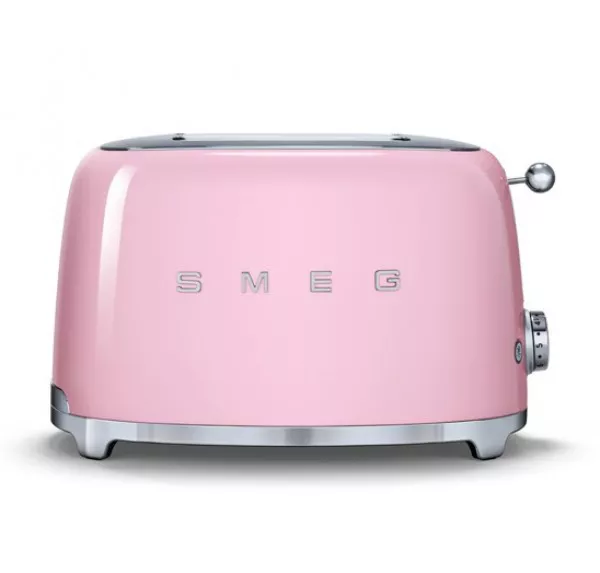 Тостер електричний на 2 тосту Smeg Рожевий (TSF01PKEU) - Фото nav 1