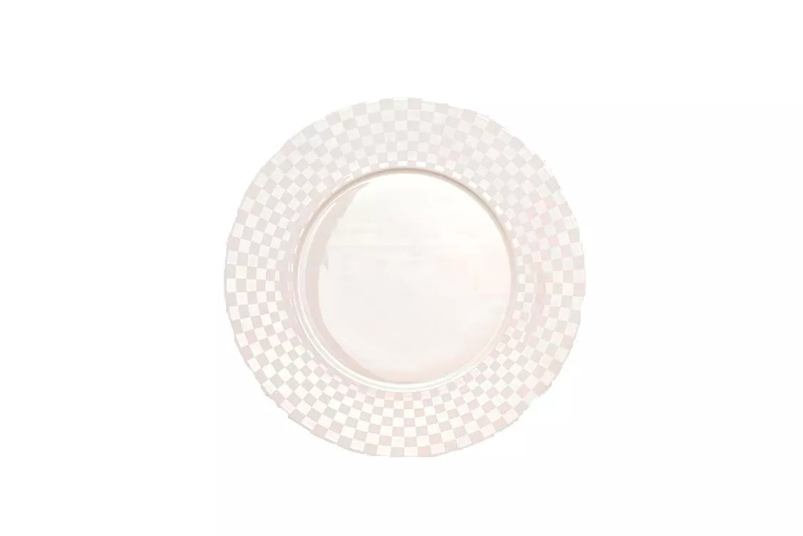 Блюдо Dibbern Cross White Squares, діаметр 32 см (10 032 200 03) - Фото nav 1