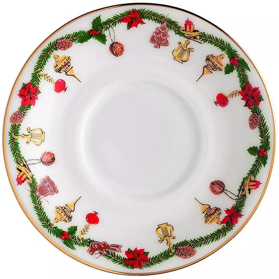 Блюдце для чашки еспресо Hutschenreuther Nora Christmas, діаметр 11,5 см (02048-726037-14716) - Фото nav 1