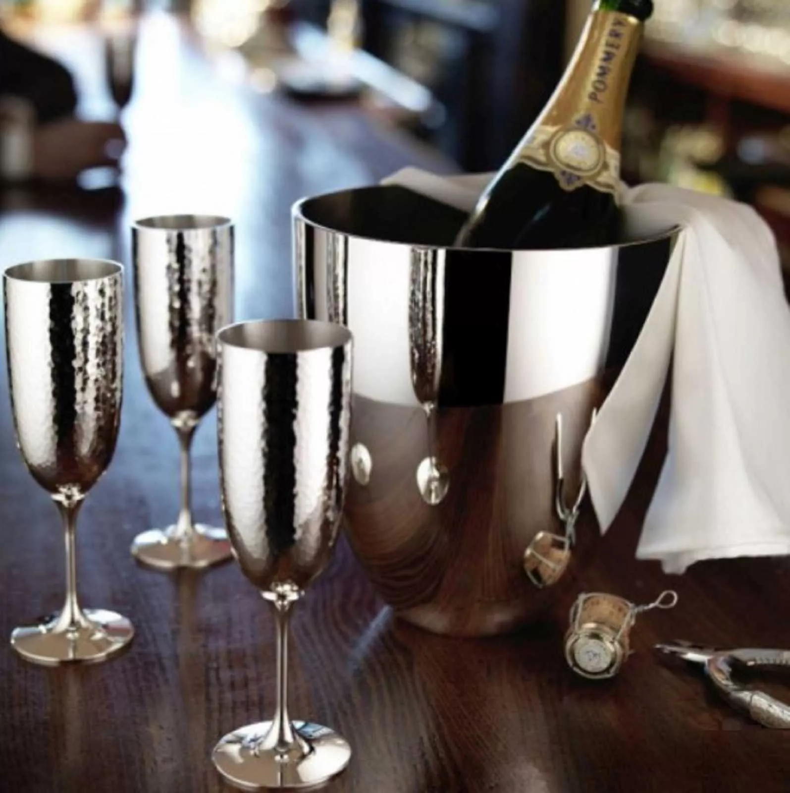Келих для шампанського Robbe & Berking Martele (063.01.598) - Фото nav 2