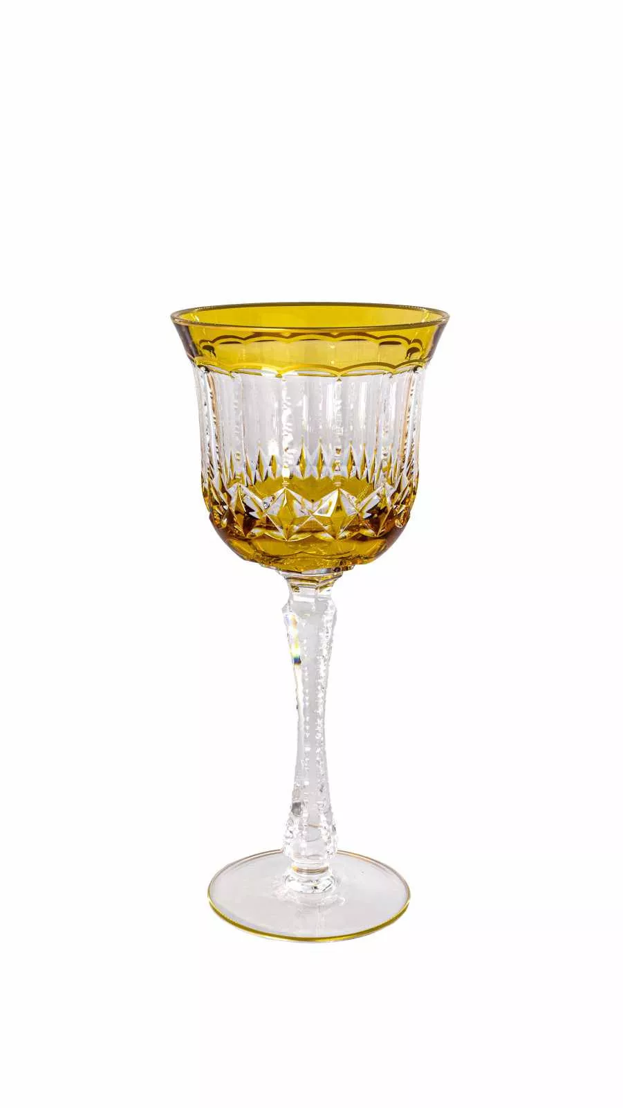 Келих для води Cristallerie de Montbronn Traviata Amber, об'єм 0,31 л (196102-OC-OR) - Фото nav 1