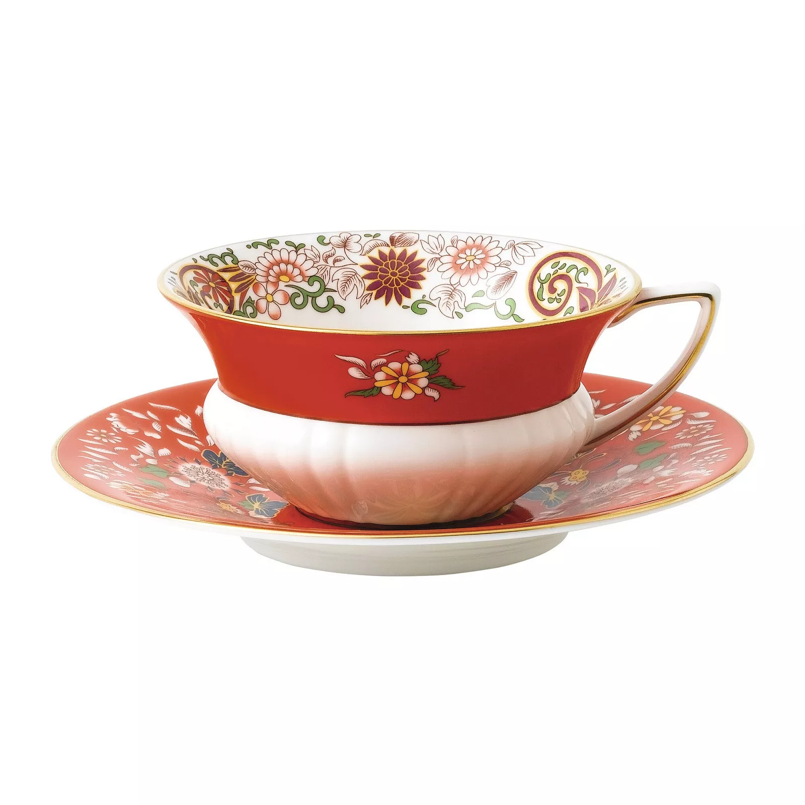 Чашка с блюдцем Wedgwood Wonderlust Crimson Orient (40024021) - Фото 1