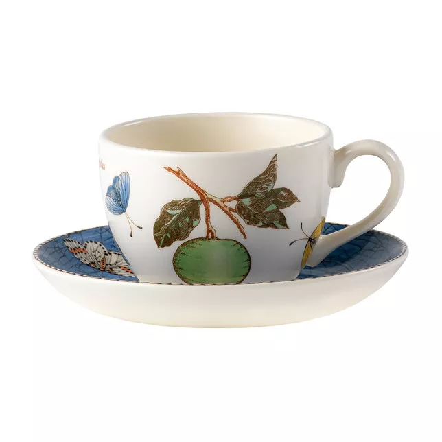 Чашка 0,2 л з блюдцем 16 см Wedgwood Sarah'S Garden Blue (1058017) - Фото nav 1