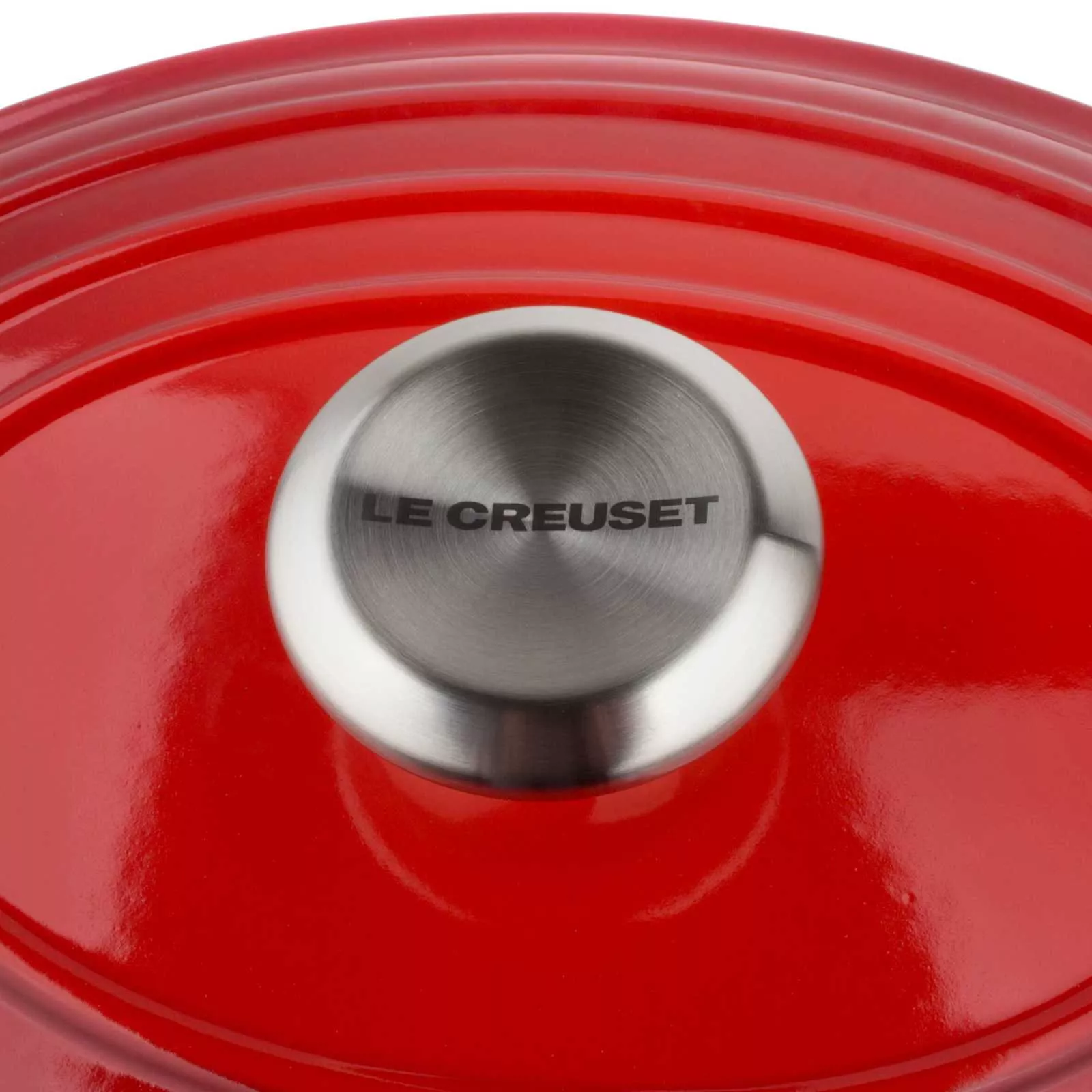 Каструля овальна чавунна з кришкою Le Creuset Cast Iron Cherry Red, об'єм 4,7 л, діаметр 29 см (21178290602430) - Фото nav 4