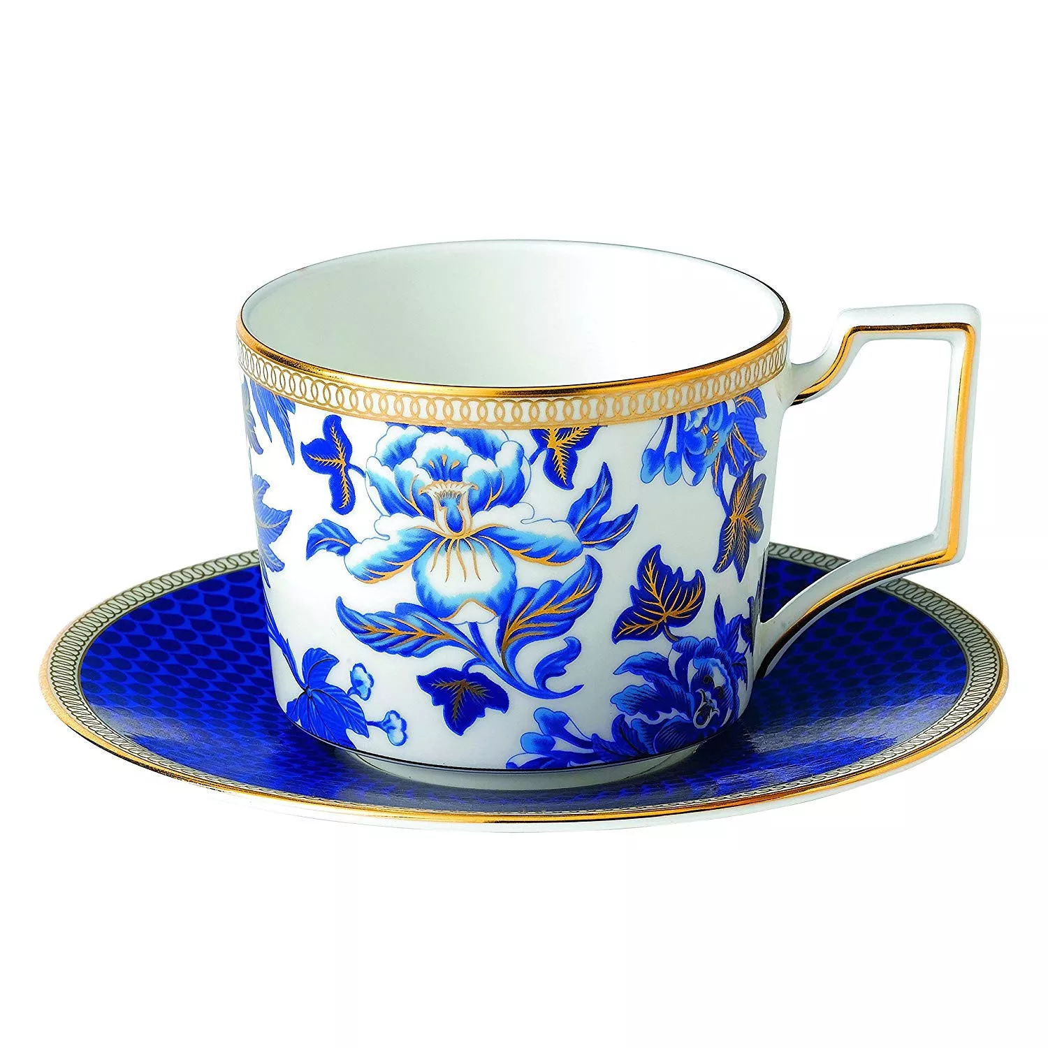 Чашка для чаю 0,22 л з блюдцем Wedgwood Hibiscus (40003900) - Фото nav 1