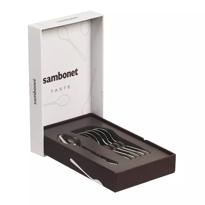Набір кавових ложок 6 шт Sambonet Taste Sambonet Taste S/Steel (52553A37) - Фото nav 2