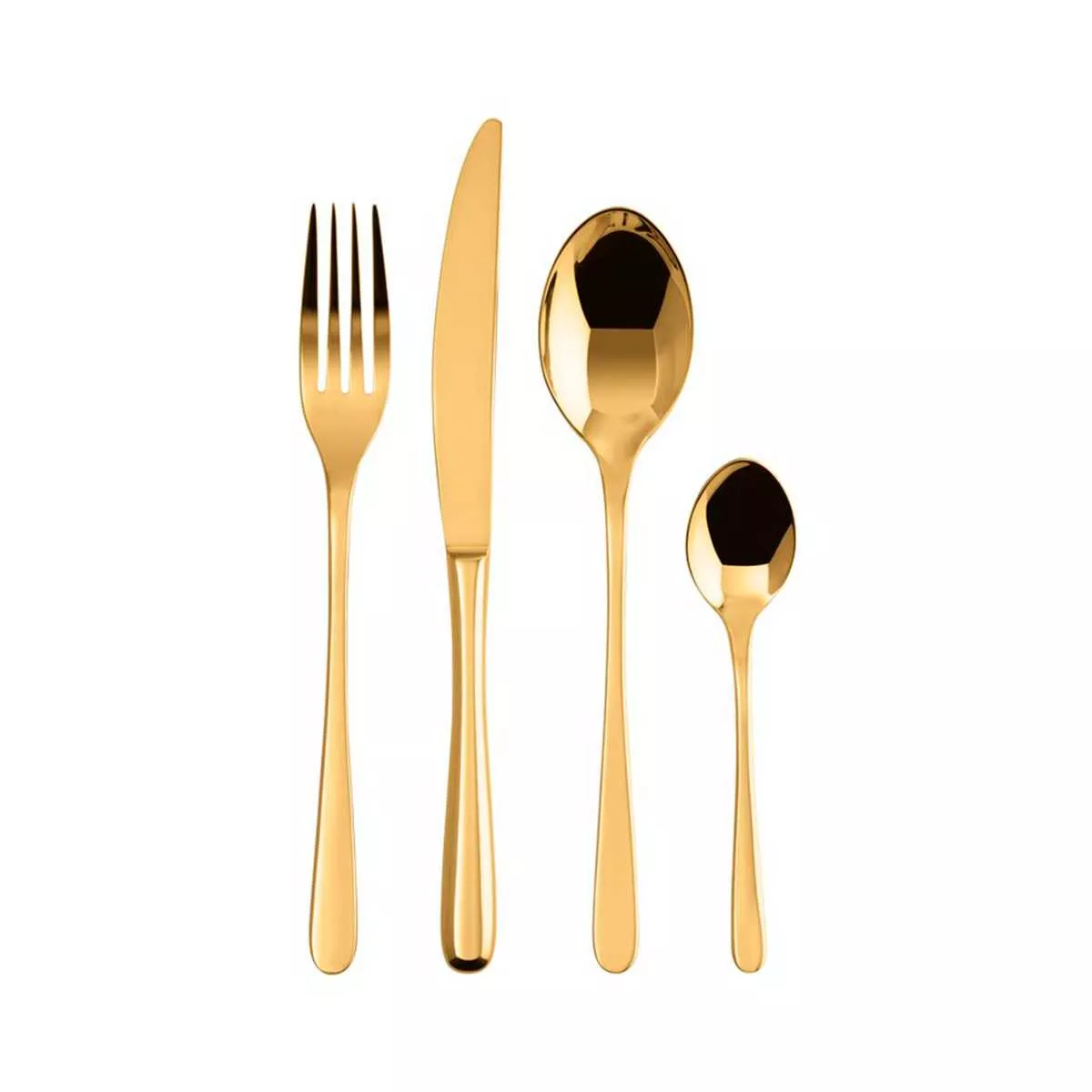 Набір столових приладів Sambonet Taste GOLD MIRROR, 24 предмети, на 6 персон (52553G81) - Фото nav 1