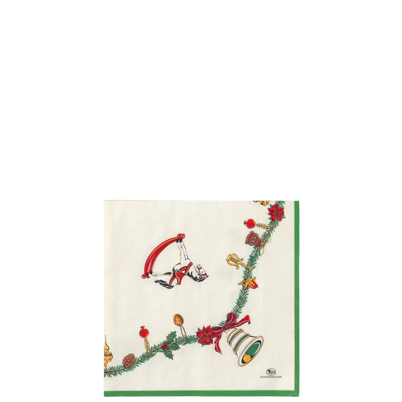 Набір серветок паперових Hutschenreuther Nora Christmas, розмір 33х33 см, 20 шт (02433-726037-05214) - Фото nav 1