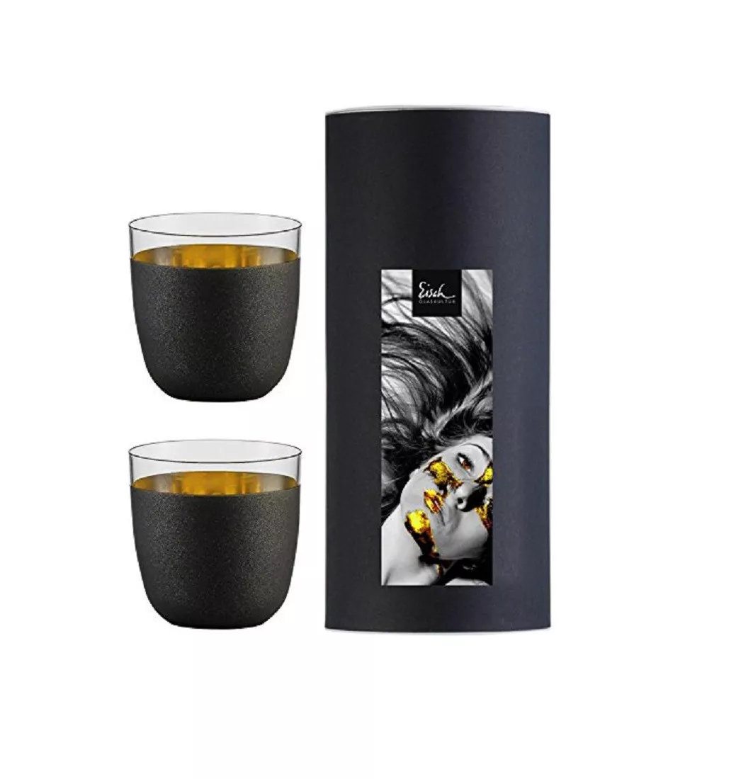 Набір склянок у подарунковій упаковці Eisch Cosmo Gold, об'єм 0,39 л, 2 шт (70510416) - Фото nav 1