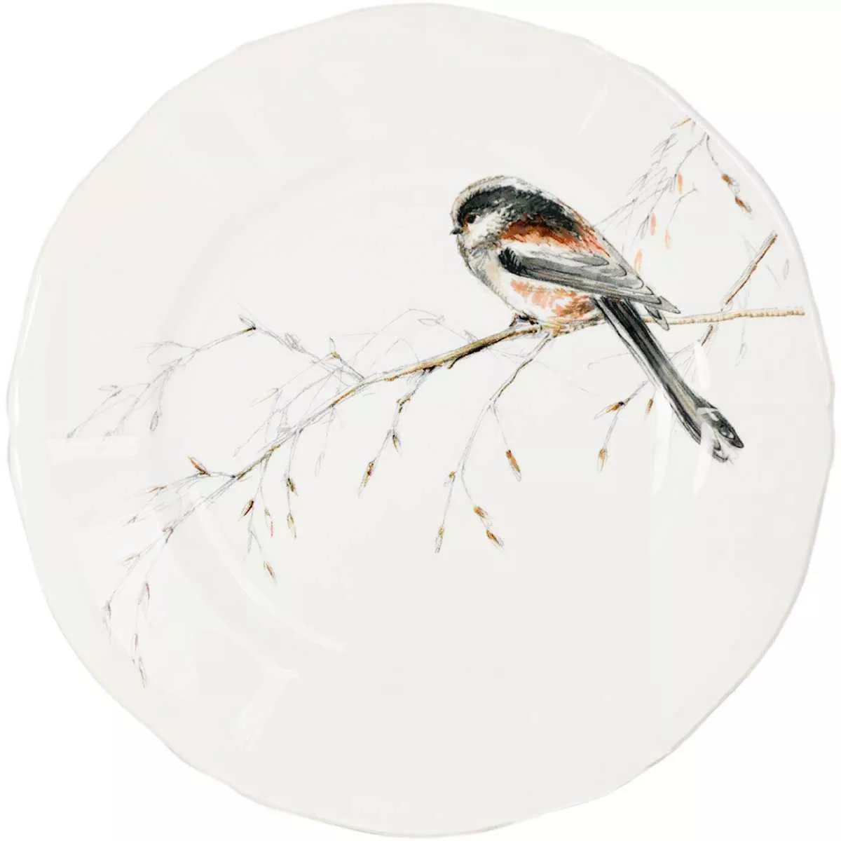 Набір тарілок Gien Les Oiseaux De La Foret, діаметр 16,5 см, 4 шт (1854B4AL26) - Фото nav 4