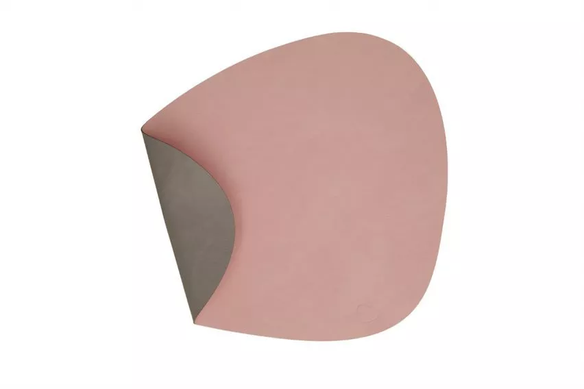 Підставка під тарілку двостороння Linddna Nupo Rose/Light Grey, розмір 37х44 см (98284) - Фото nav 1