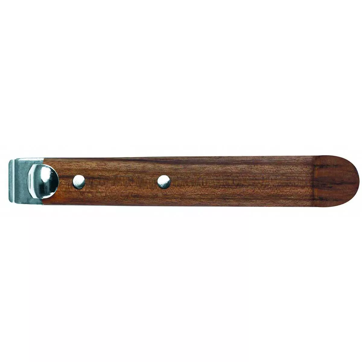 Ручка знімна бокова дерев'яна Cristel Casteline Amovible Steel/Brown (PCXBN) - Фото nav 1