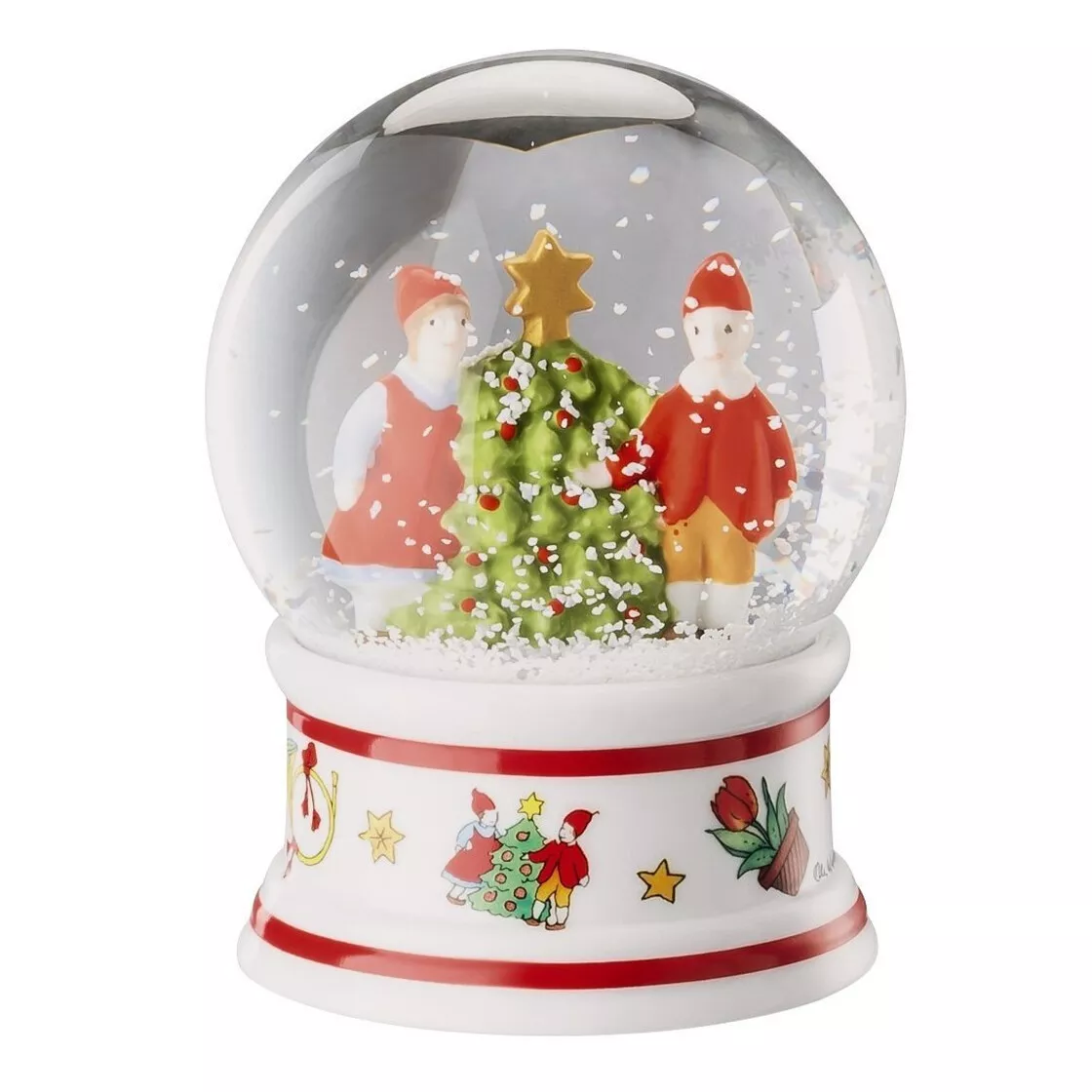Шар новогодний стеклянный 12 см Hutschenreuther Merry Christmas Christmas Memories (02476-725896-27560) - Фото 1