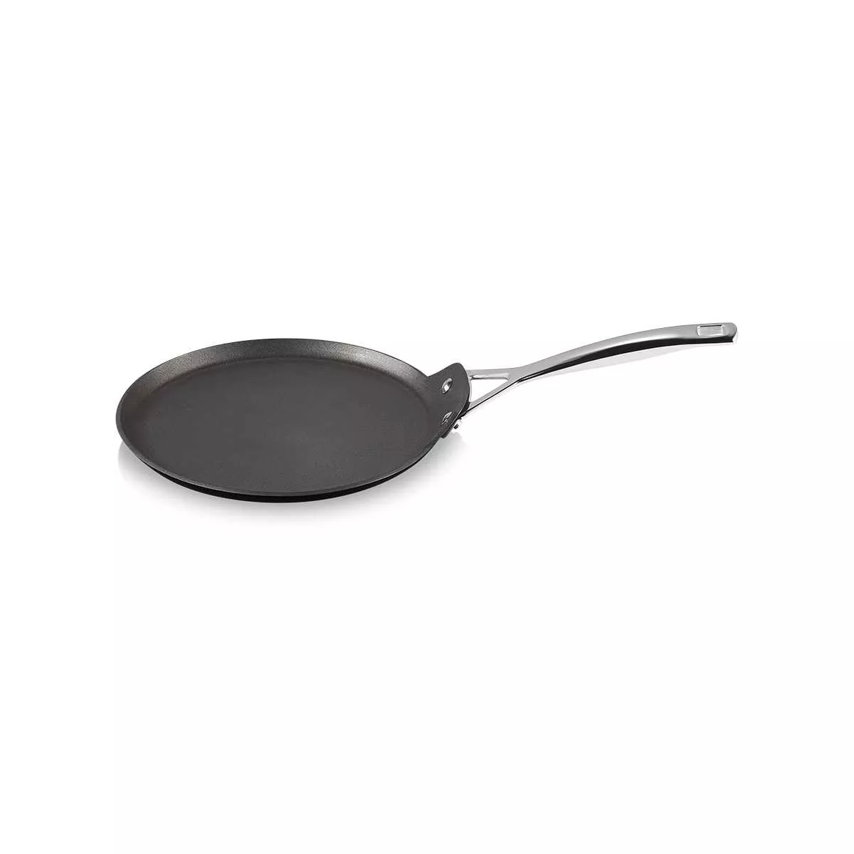 Сковорода млинцева антипригарна Le Creuset Tns&Cast Alu Black, діаметр 28 см (51106280010002) - Фото nav 1