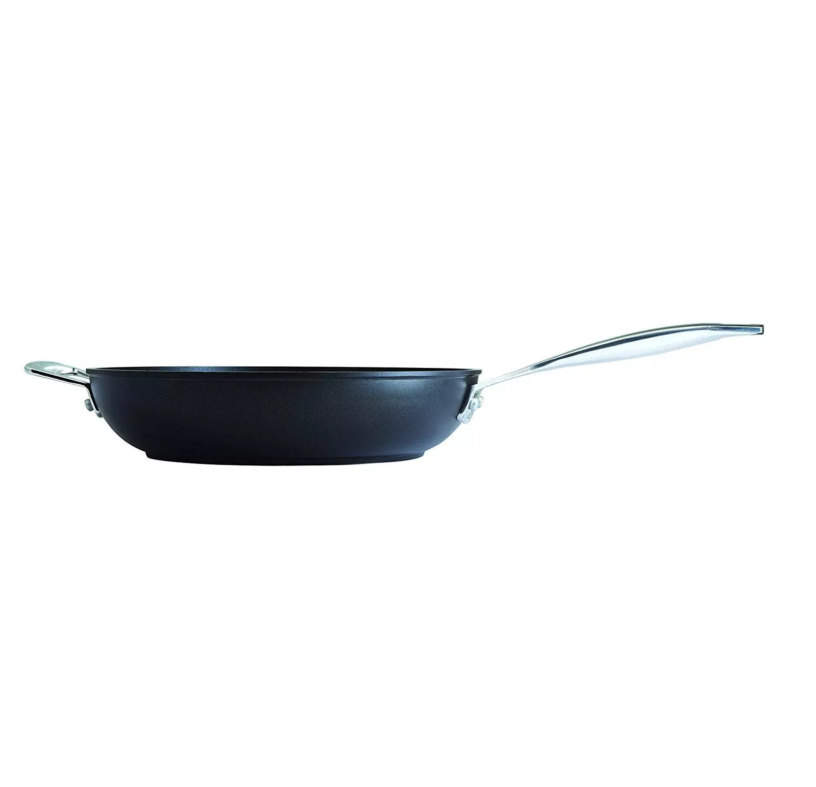 Сковорода глибока антипригарна Le Creuset TNS&Cast Alu Black, діаметр 30 см (51101300010202) - Фото nav 3