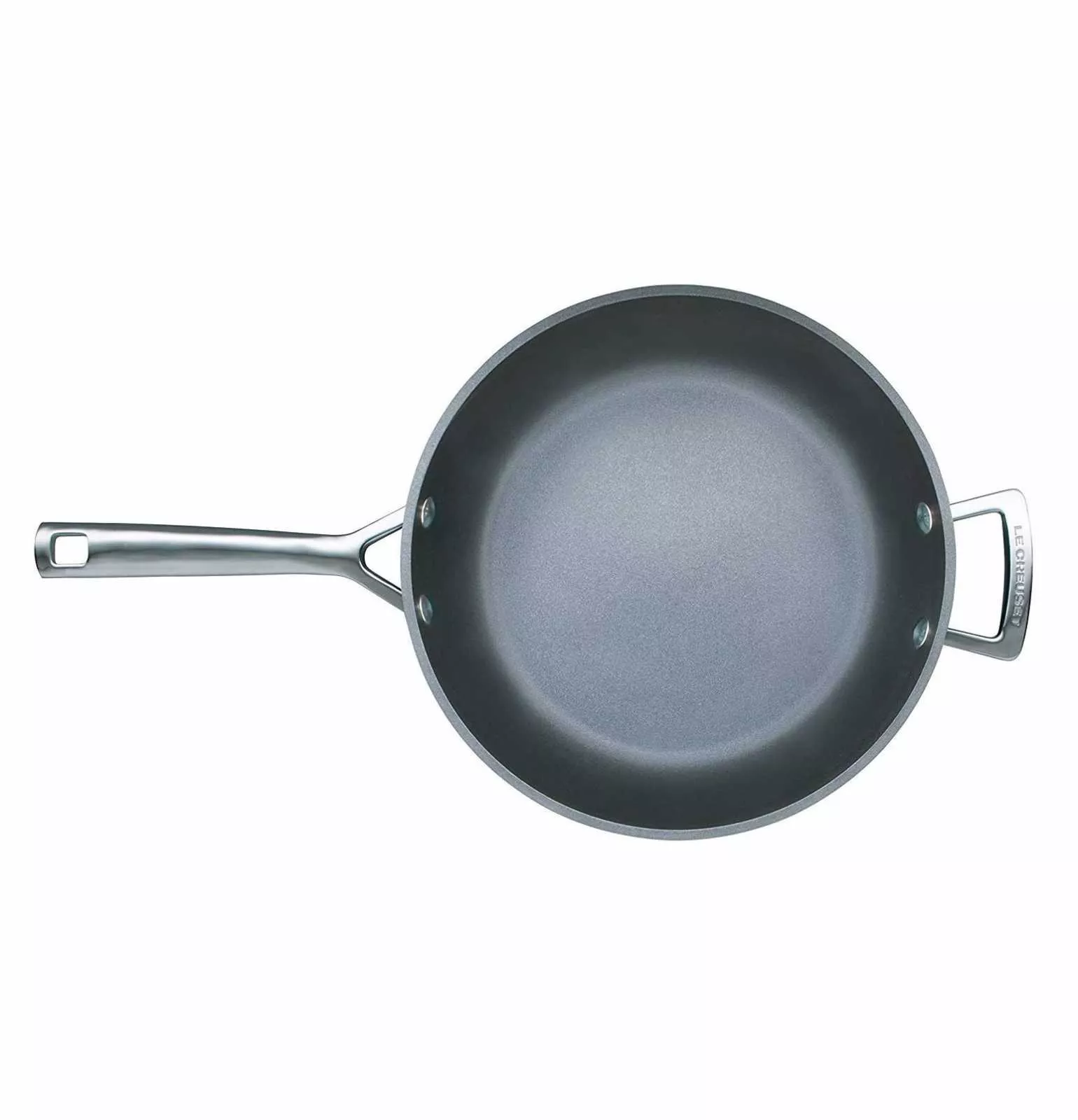 Сковорода глибока антипригарна Le Creuset TNS&Cast Alu Black, діаметр 30 см (51101300010202) - Фото nav 2