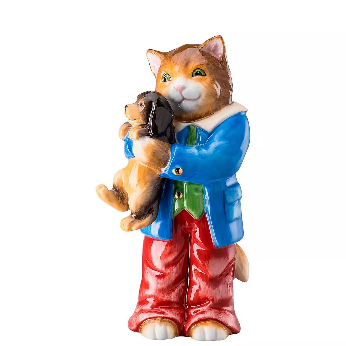 Статуэтка "кот с щенком" 13 см Rosenthal Ostern Dekoriert (02359-726023-88852) - Фото 2