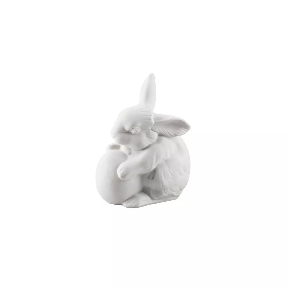 Статуэтка пасхальная "кролик" белая, 10 см Rosenthal Hasenkollektion Weiss Biskuit (02474-100102-87032) - Фото 1