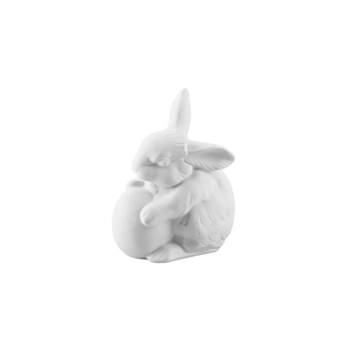 Статуэтка пасхальная "кролик" белая, 14 см Rosenthal Hasenkollektion Weiss Biskuit (02474-100102-87034) - Фото 1