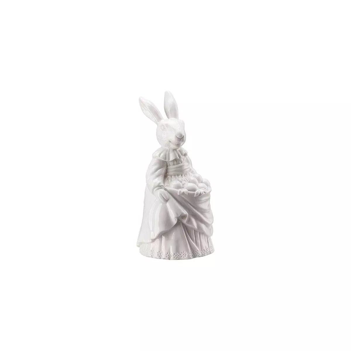 Статуэтка пасхальная "леди кролик" белая, 13,3 см Rosenthal Hasenfiguren Weiss (02350-800001-88838) - Фото 3