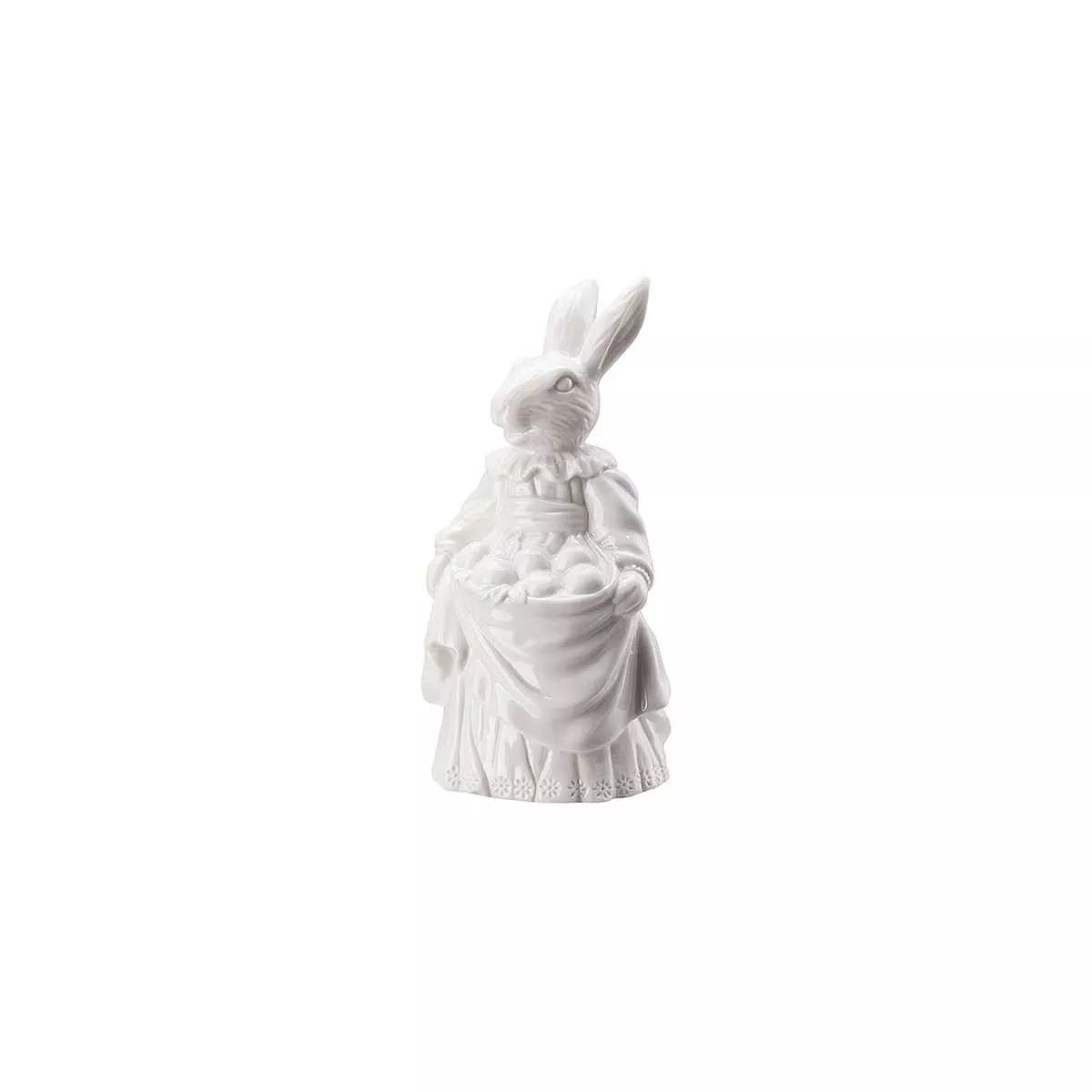 Статуэтка пасхальная "леди кролик" белая, 13,3 см Rosenthal Hasenfiguren Weiss (02350-800001-88838) - Фото 1