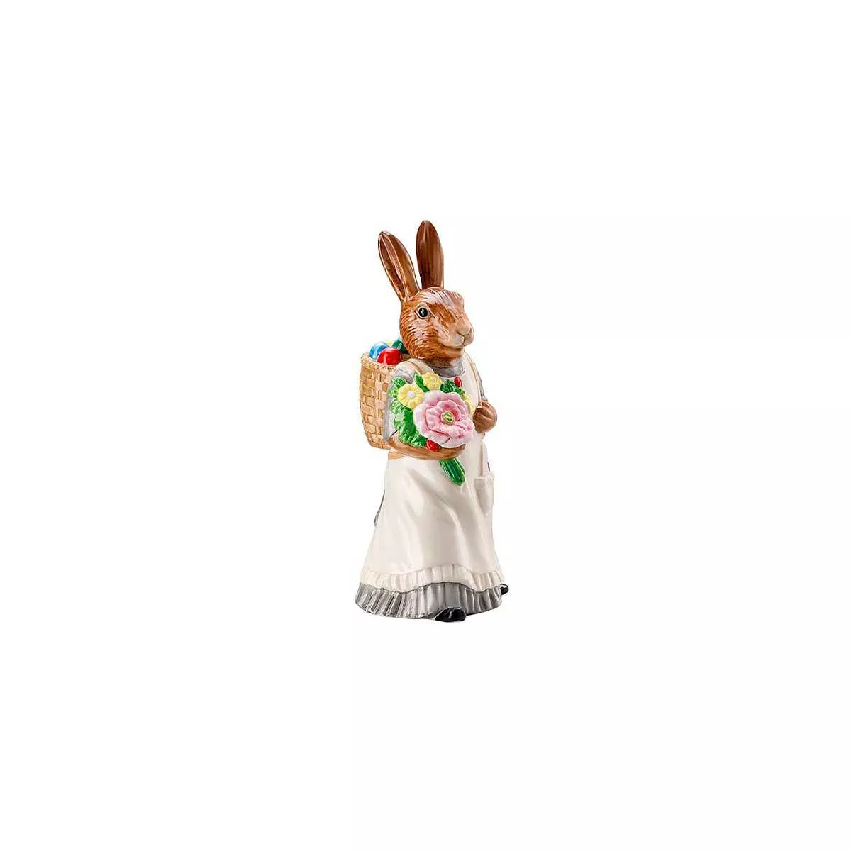 Статуэтка пасхальная "леди кролик с корзиной", 13,5 см Rosenthal Hasenfiguren Dekoriert (02350-726022-88840) - Фото 4