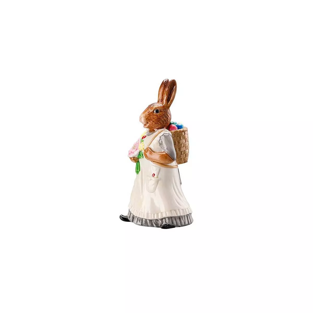 Статуэтка пасхальная "леди кролик с корзиной", 13,5 см Rosenthal Hasenfiguren Dekoriert (02350-726022-88840) - Фото 1