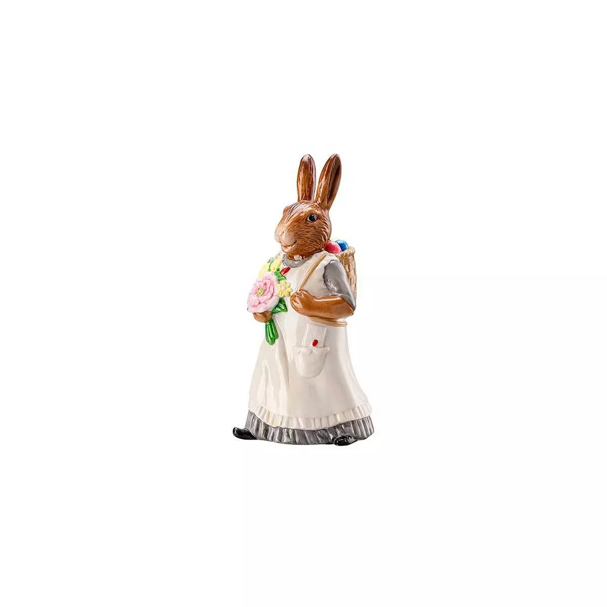 Статуэтка пасхальная "леди кролик с корзиной", 13,5 см Rosenthal Hasenfiguren Dekoriert (02350-726022-88840) - Фото 2