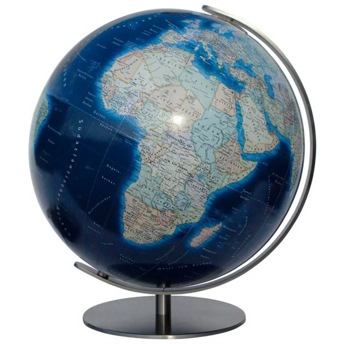 Світильник настільний глобус 40 см Columbus Duo Azzurro Globe (244081 E) - Фото nav 1