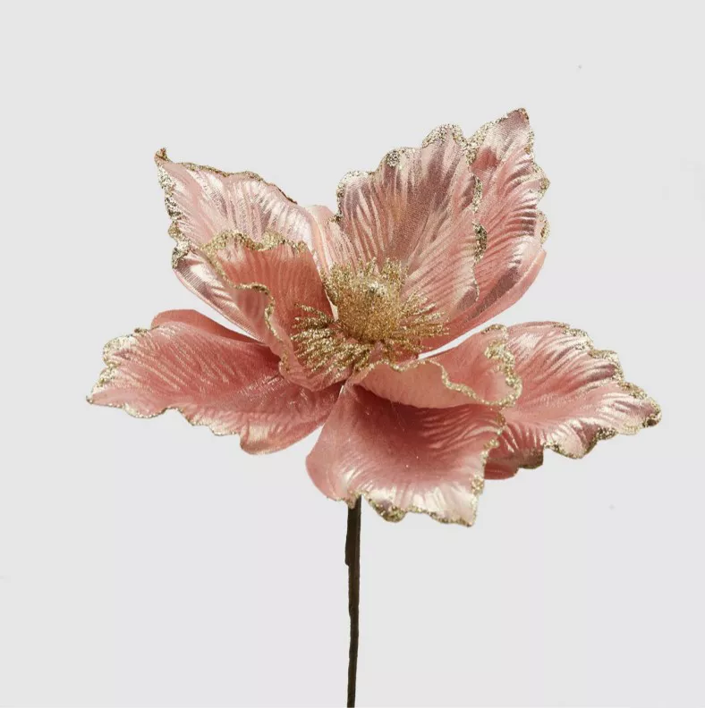 Прикраса "квітка магнолії" рожева EDG (682730,5) - Фото nav 1